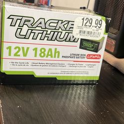 Tracker Lithium 12v 18Ah Battery 