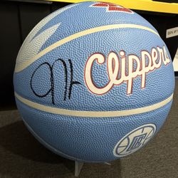 James Harden Los Angeles Clippers Autographed Wilson 2023- 24 City Collector Edition Basketball