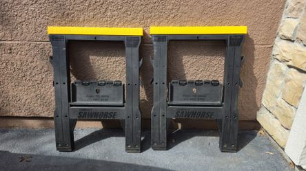2 Pack Plastic Saw Horse - Lake Nona Area