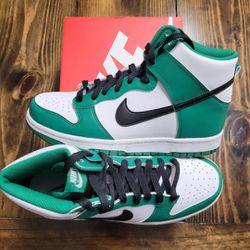 Green Nike Dunks Youth 7y