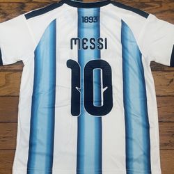 YOUTH OR ADULT ARGENTINA WORLD CUP 2026 HOME JERSEY W/ MESSI #10 #messi