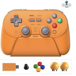 8BitDo Pro 3 Bluetooth Controller for Switch/Switch 2,TMR Joysticks,Programmable Pro Back Buttons&R4/L4 Bumpers,Hall/Tactile Triggers,Swappable ABXY B