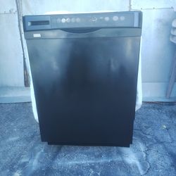 Dishwasher Kenmore Elite  Stainless Steel Inside Black Color Door