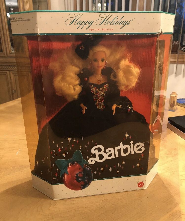 Mattel 1991 Happy Holidays Special Edition Barbie NEw In Box Vintage