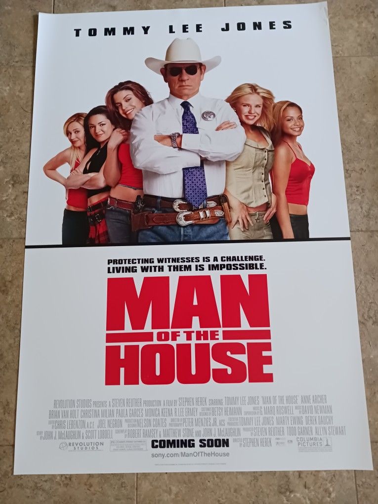 Man Of The House - Movie Poster With Tommy Lee Jones