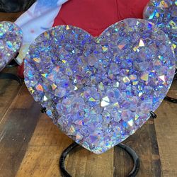 Titanium Quartz Heart