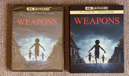 Weapons (4K UHD Blu-ray + Digital) BRAND NEW, SEALED