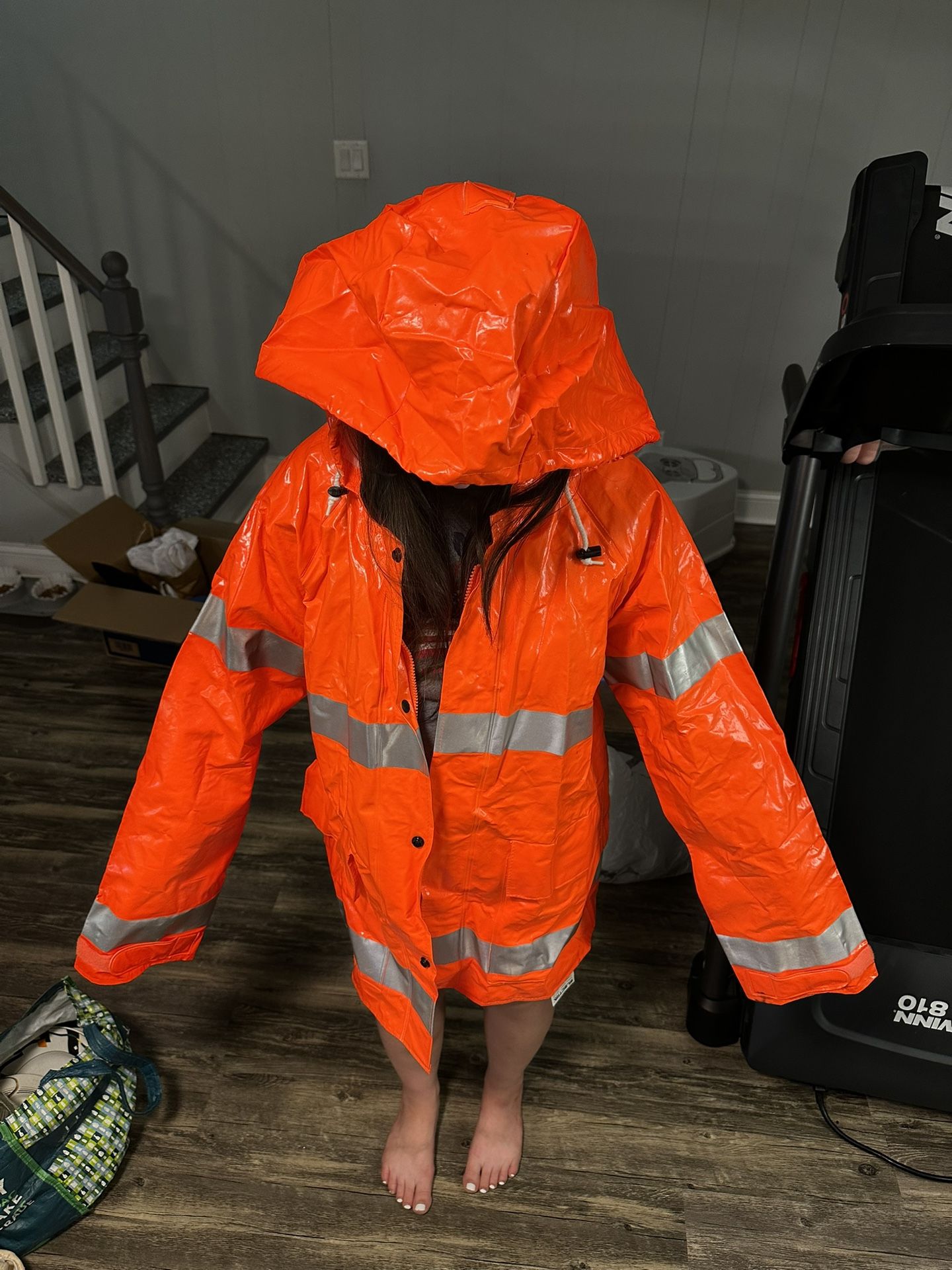 High-Visibility (Hi-Vis) Rain Jacket (Safety)