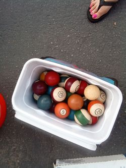 Billiard balls
