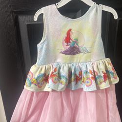 Little Mermaid Dress Size 4