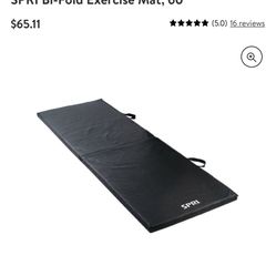 Spri Brand Bi-fold Exercise Mat - 60’