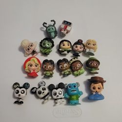 Lot Of 17 Disney Doorables Mini Figures Toy Story Mickey Mouse Wreck It Ralph 