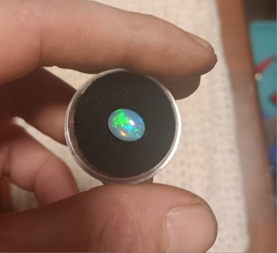 Ethiopian Fire Opal Gen uine Natural Opal 1.25Ct 8x10mm