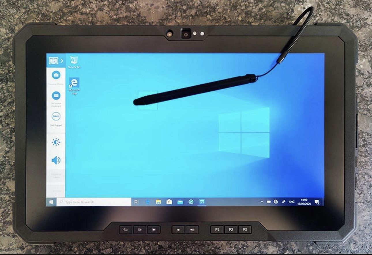 Dell Rugged TouchScreen Laptop/Tablet Intel Core i5 16 GB RAM 512 GB SSD Webcam 1080P LCD 2x Batteries Windows 11 Professional