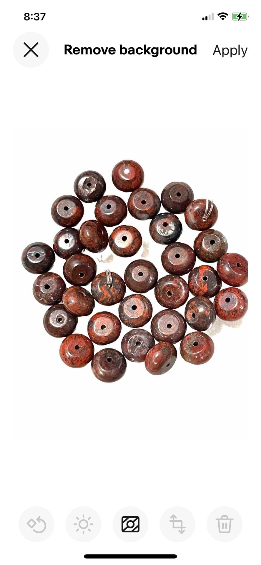 💕2 for $30!!!🌷 Lot If 8x5mm Ironstone Beads