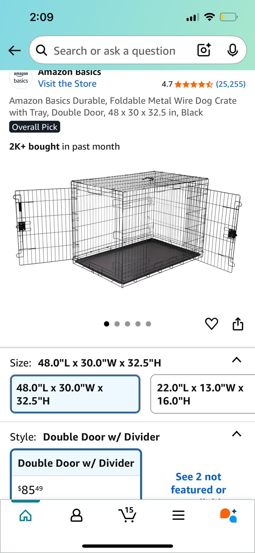 Big Dog Cage