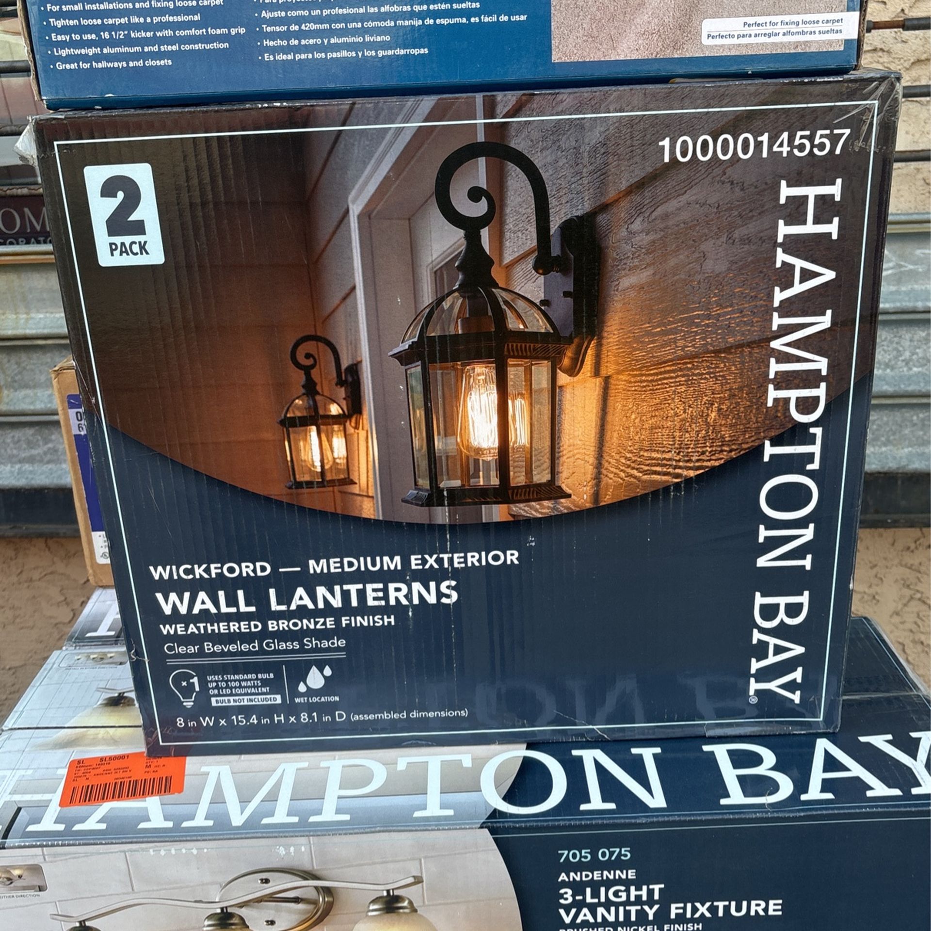 2 Pack Wall Lanterns