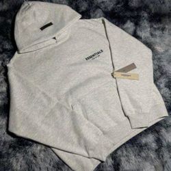 ESSENTIAL HOODIES  GRAY NEW IN PACKAGE