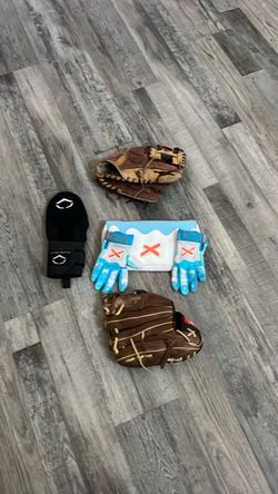 1 Glove ,batting gloves, and sliding mitt