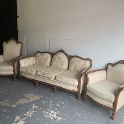 Antique Sofa And Chairs