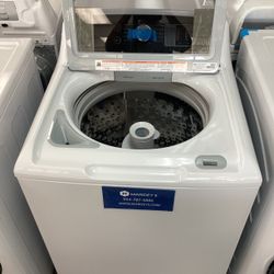 Ge Top Load Electric Washer in Deep Fill with White and My Cycle Setting