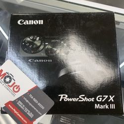 Canon Powershot G7X Mark III