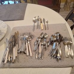 67 piece Assortment Of Everyday stainless steel  Flatware
