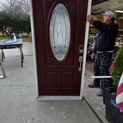 36x80 Front Door Framed , Painted 