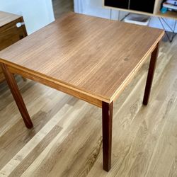 Danish Mid Century Modern Teak Extendable dining table Vintage