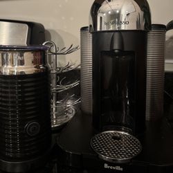 Nespresso Vertuo by Breville + Frother + Pod Stand + Grinder