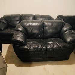 Leather Couches Set Of 4