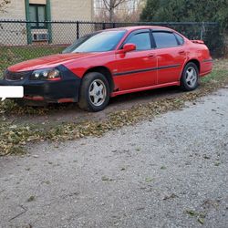 2000 Fire Engine Red Chevy Impala Ls 3.8