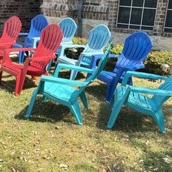 PATIO CHAIRS USED LIKE NEW $100 GOR ALL 8 CHAIRS SERIOUS BUYERS PLEASE
