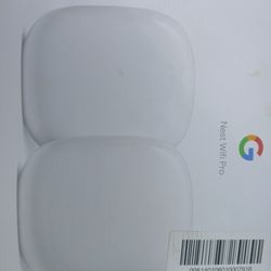 Google Nest WiFi Pro