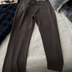 lululemon softstreme Chocolate Brown Straight Leg Pants