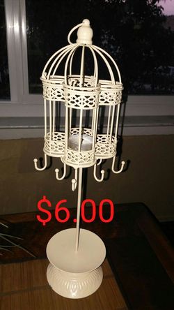 Shabby Chic Tea Light holder/ Jewelry holder