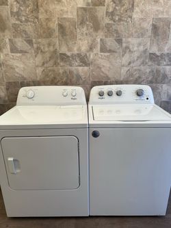 Whirlpool set electric laundry