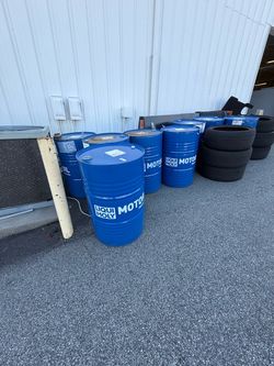 Liqui Moly Motor Oil Drums – Lot of 6