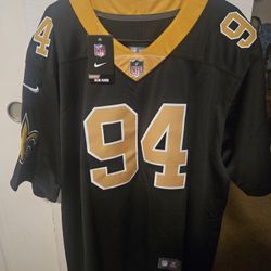 Nike Vapor New Orleans Saints Cam Jordan Jersey