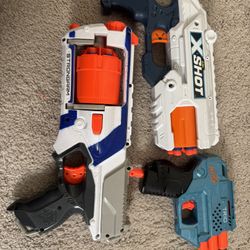 $65 Nerf Guns And Amo 