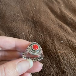 Women’s Red Stone Ring 