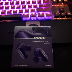 Bose QuietComfort Ultra (2nd Gen) True Wireless Noise Cancelling In-Ear Earbuds - Midnight Violet