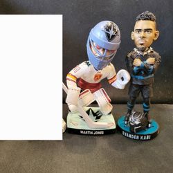 San Jose Sharks Marvel bobblehead LOT of 2