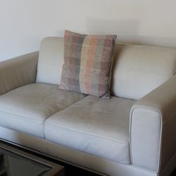 Leather Loveseat
