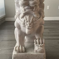 Stylized Lion Statue