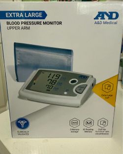 A&D Medical Upper Arm Blood Pressure Monitor XL