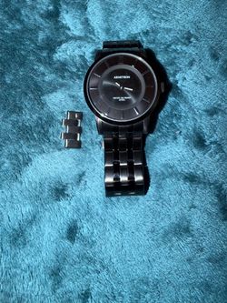 Armitron Black Steel Analog Watch