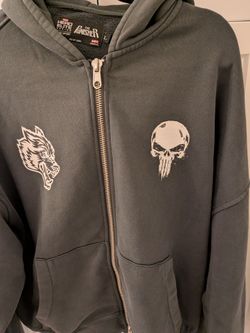 Punisher Darc Sport Collab Zip Up Medium 