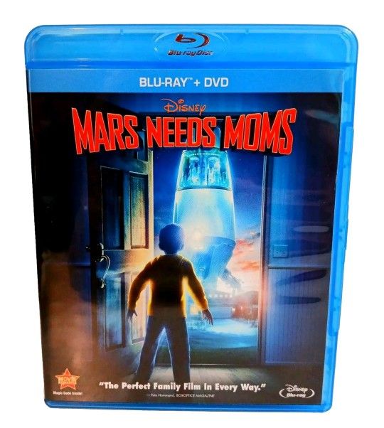 Mars Needs Moms: 2-Disc Blu-ray & DVD 2011 Disney Seth Green Brand New
