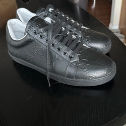 Black Leather Shoes G EU44